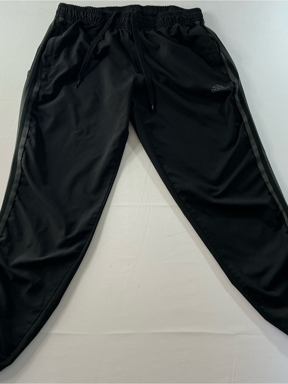 adidas Black Jogger Track Pants with Dark Side Stripes